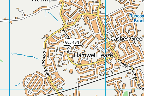 GL5 4SN map - OS VectorMap District (Ordnance Survey)