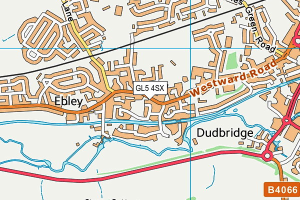 GL5 4SX map - OS VectorMap District (Ordnance Survey)