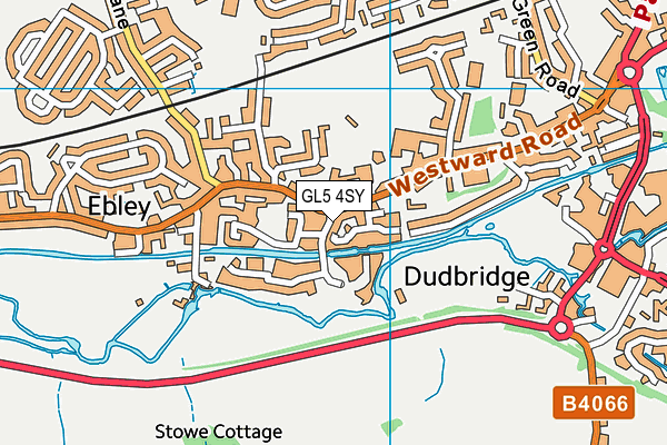 GL5 4SY map - OS VectorMap District (Ordnance Survey)