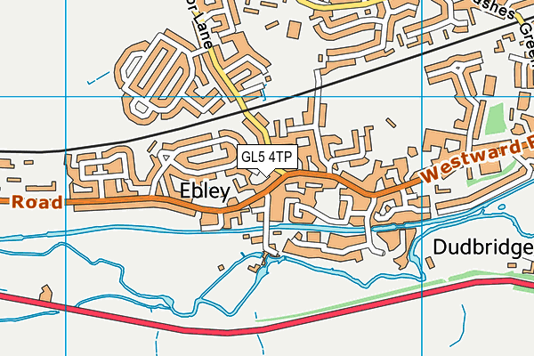 GL5 4TP map - OS VectorMap District (Ordnance Survey)