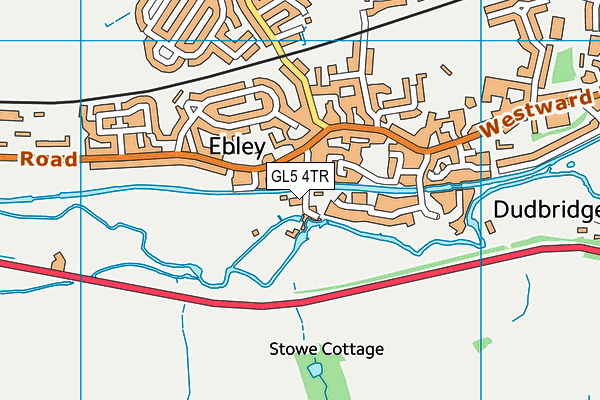 GL5 4TR map - OS VectorMap District (Ordnance Survey)