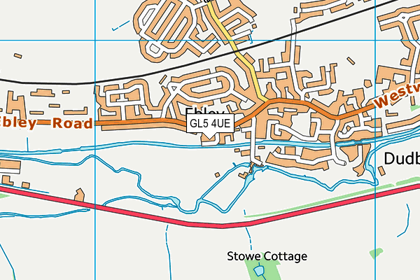 GL5 4UE map - OS VectorMap District (Ordnance Survey)