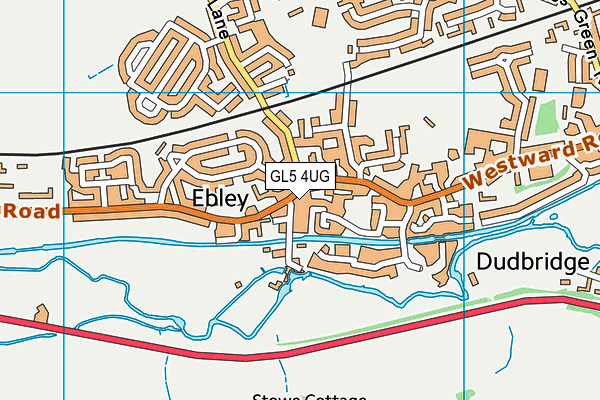 GL5 4UG map - OS VectorMap District (Ordnance Survey)