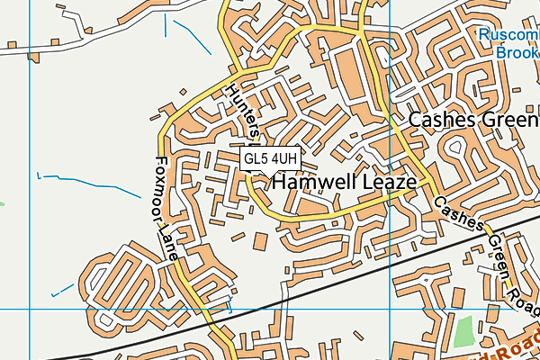 GL5 4UH map - OS VectorMap District (Ordnance Survey)