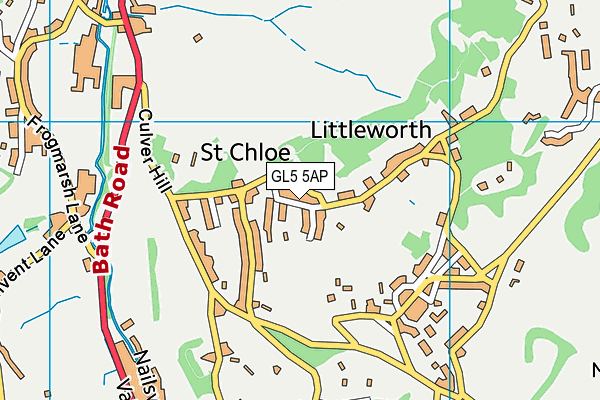 GL5 5AP map - OS VectorMap District (Ordnance Survey)