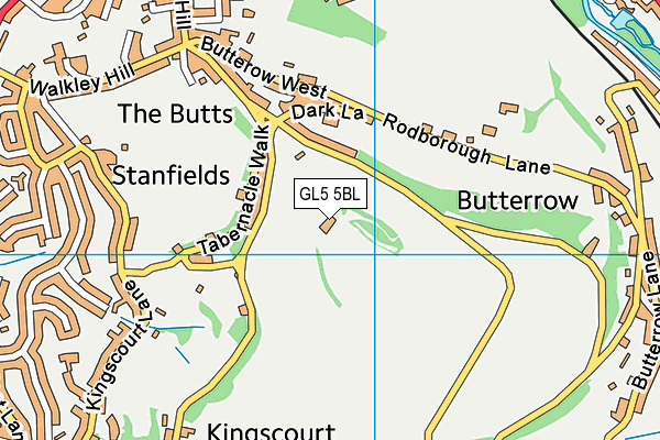 GL5 5BL map - OS VectorMap District (Ordnance Survey)