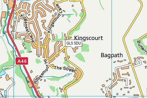 GL5 5DU map - OS VectorMap District (Ordnance Survey)