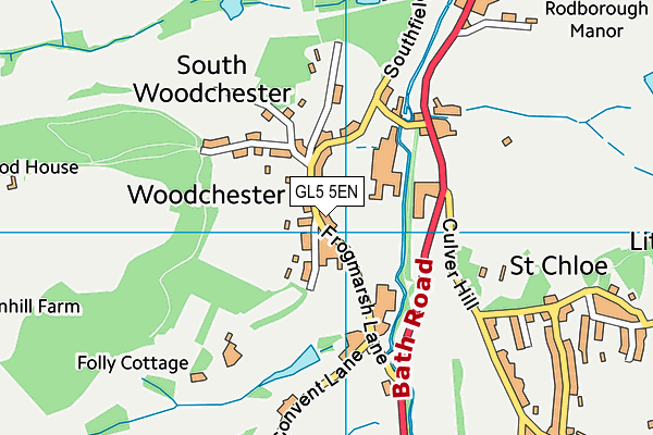 GL5 5EN map - OS VectorMap District (Ordnance Survey)