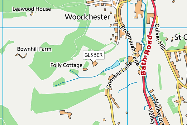 GL5 5ER map - OS VectorMap District (Ordnance Survey)