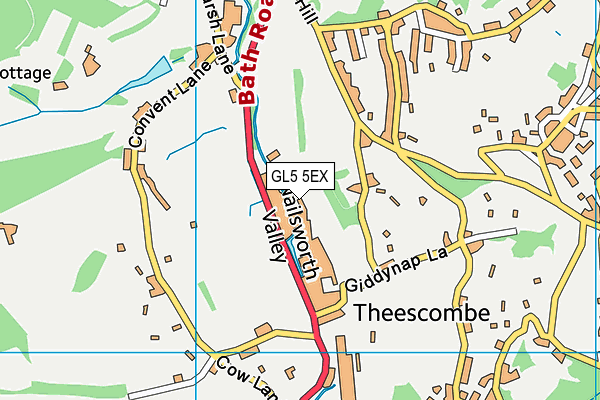 Map of STROUD OFF ROAD LTD at district scale