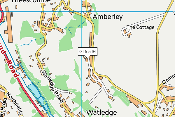 GL5 5JH map - OS VectorMap District (Ordnance Survey)