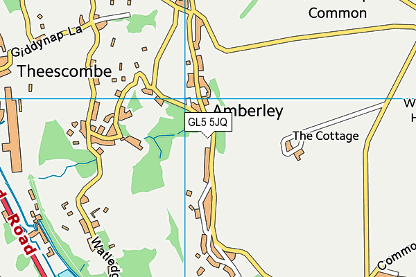 GL5 5JQ map - OS VectorMap District (Ordnance Survey)