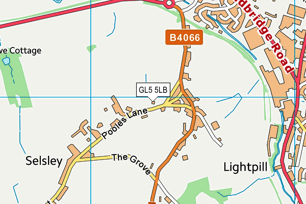 GL5 5LB map - OS VectorMap District (Ordnance Survey)