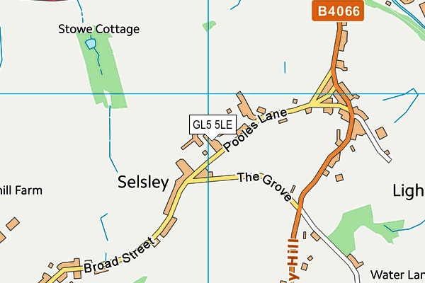 GL5 5LE map - OS VectorMap District (Ordnance Survey)