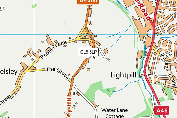 GL5 5LP map - OS VectorMap District (Ordnance Survey)