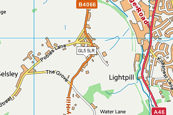 GL5 5LR map - OS VectorMap District (Ordnance Survey)