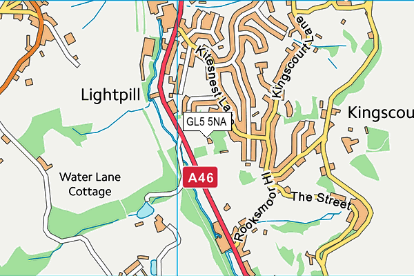 GL5 5NA map - OS VectorMap District (Ordnance Survey)