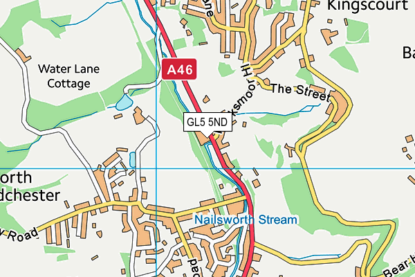 GL5 5ND map - OS VectorMap District (Ordnance Survey)