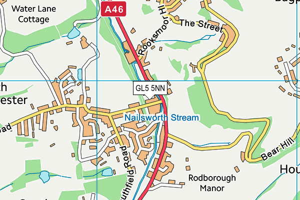 GL5 5NN map - OS VectorMap District (Ordnance Survey)