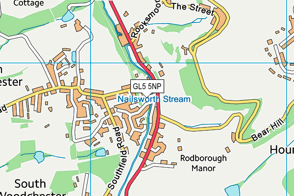 GL5 5NP map - OS VectorMap District (Ordnance Survey)