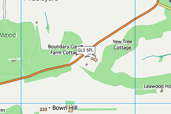 GL5 5PL map - OS VectorMap District (Ordnance Survey)