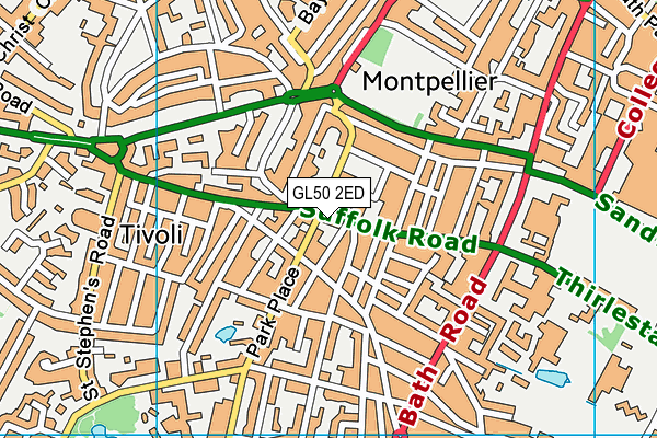 GL50 2ED map - OS VectorMap District (Ordnance Survey)