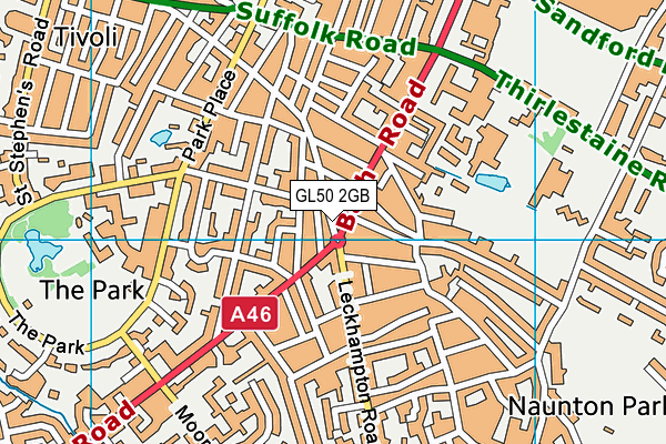 GL50 2GB map - OS VectorMap District (Ordnance Survey)