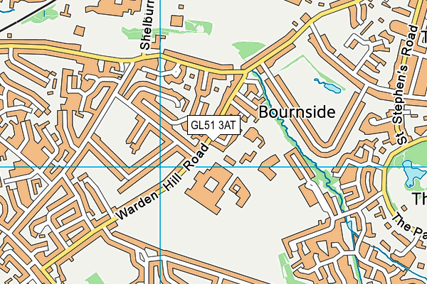 Bettridge School map (GL51 3AT) - OS VectorMap District (Ordnance Survey)