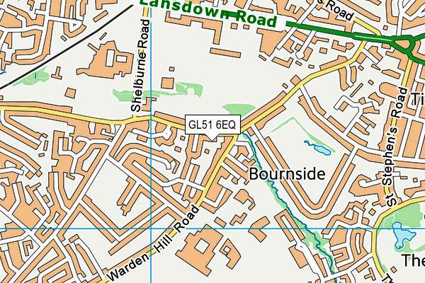 GL51 6EQ map - OS VectorMap District (Ordnance Survey)