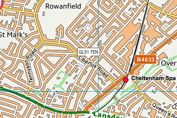 GL51 7EN map - OS VectorMap District (Ordnance Survey)