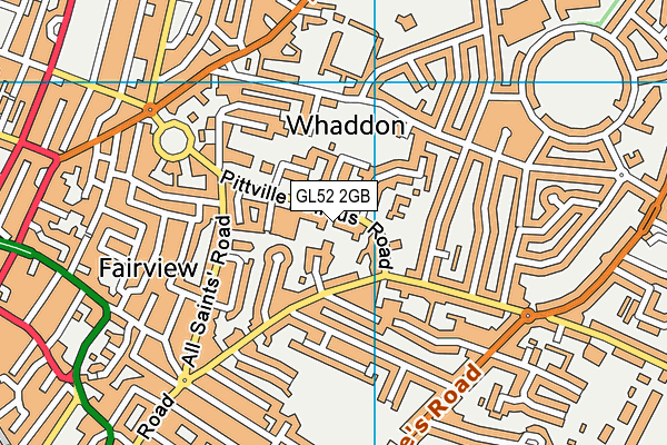 GL52 2GB map - OS VectorMap District (Ordnance Survey)