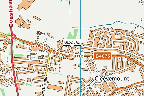 GL52 3AL map - OS VectorMap District (Ordnance Survey)