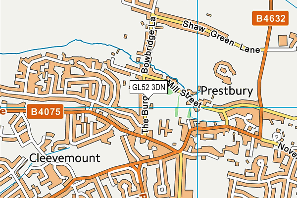 Map of BELVEDERE PROPERTIES (CHELTENHAM) LIMITED at district scale