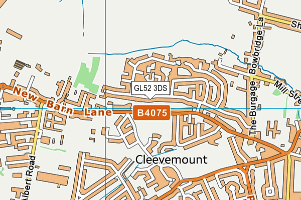 GL52 3DS map - OS VectorMap District (Ordnance Survey)