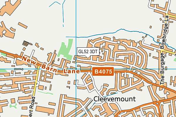 GL52 3DT map - OS VectorMap District (Ordnance Survey)