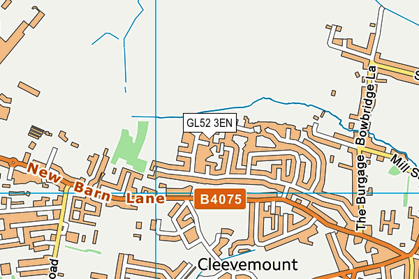 GL52 3EN map - OS VectorMap District (Ordnance Survey)