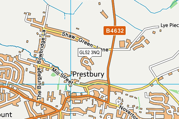 Map of PRESTBURY UPHOLSTERY LIMITED at district scale