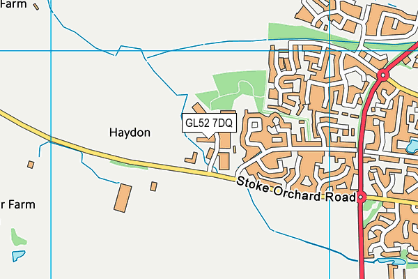 Map of DEAN FOREST CYCLES LIMITED at district scale