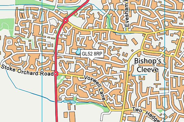Map of COTSWOLD CHIROPRACTIC LIMITED at district scale