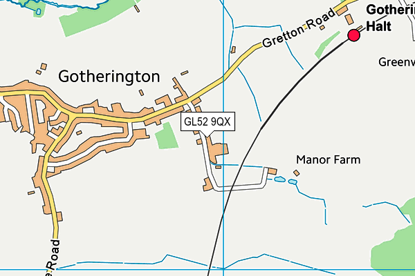 Map of TRUMANS (GOTHERINGTON) LIMITED at district scale