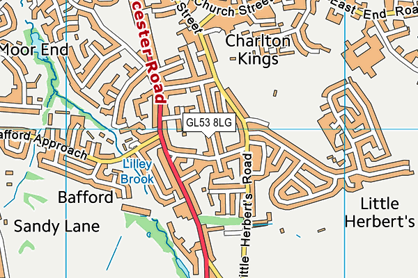 Map of CYCLOPS PLUMBING & HEATING LIMITED at district scale