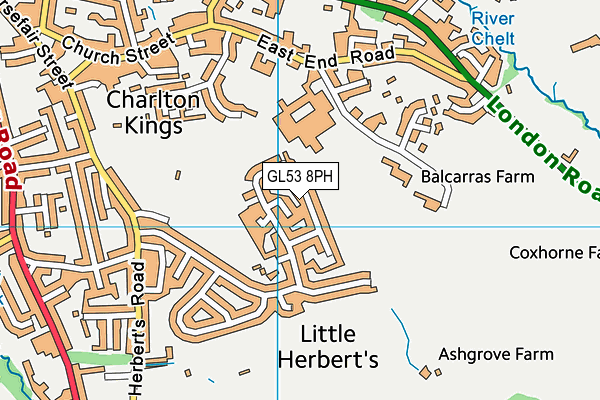 Map of COTSWOLD GAS SOLUTIONS LTD at district scale