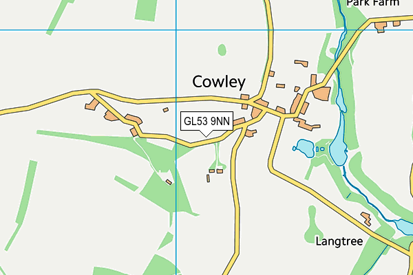 GL53 9NN map - OS VectorMap District (Ordnance Survey)