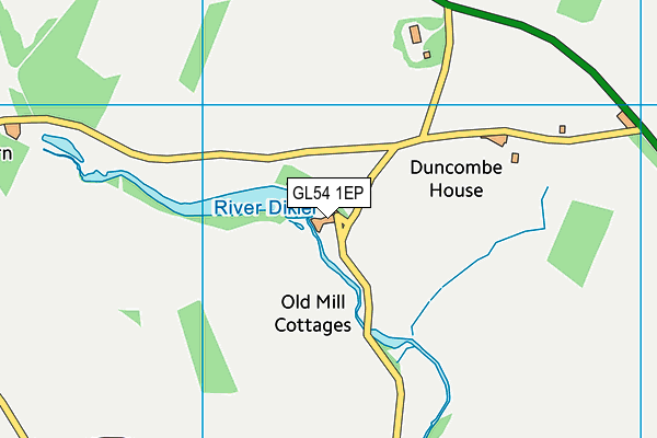 GL54 1EP map - OS VectorMap District (Ordnance Survey)