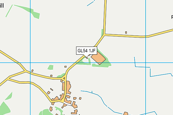 GL54 1JF map - OS VectorMap District (Ordnance Survey)