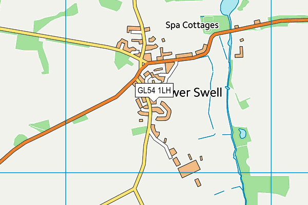 Swell Church of England Primary School map (GL54 1LH) - OS VectorMap District (Ordnance Survey)