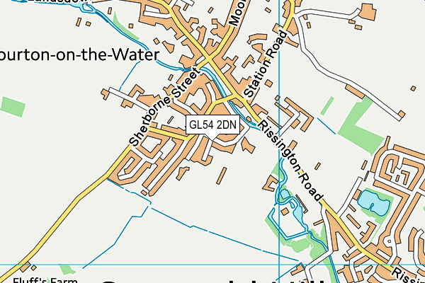 GL54 2DN map - OS VectorMap District (Ordnance Survey)