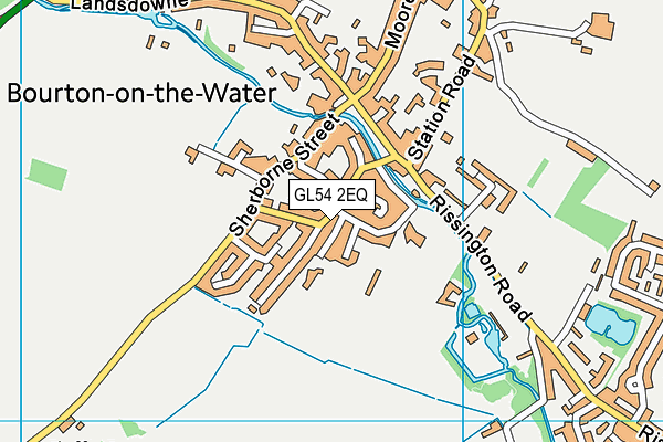 GL54 2EQ map - OS VectorMap District (Ordnance Survey)