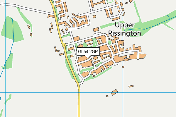 GL54 2GP map - OS VectorMap District (Ordnance Survey)