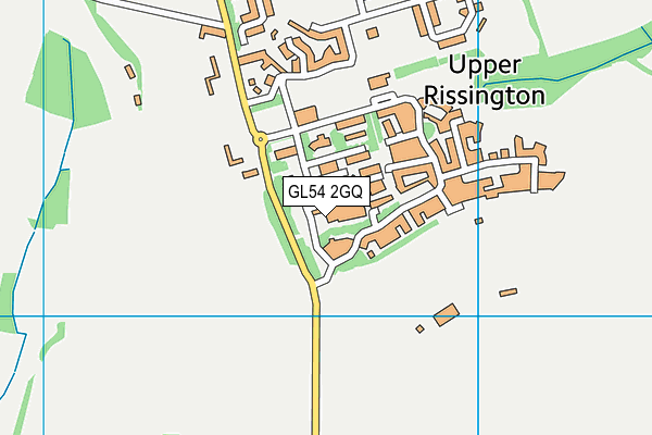 GL54 2GQ map - OS VectorMap District (Ordnance Survey)